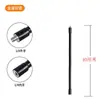 Tripé Universal de Metal Flexível 1/4 para Transmissão ao Vivo, Anel de Luz, Cabeça Esférica, Suporte para Celular, Acessório com Ajuste Reforçado de 360 Graus