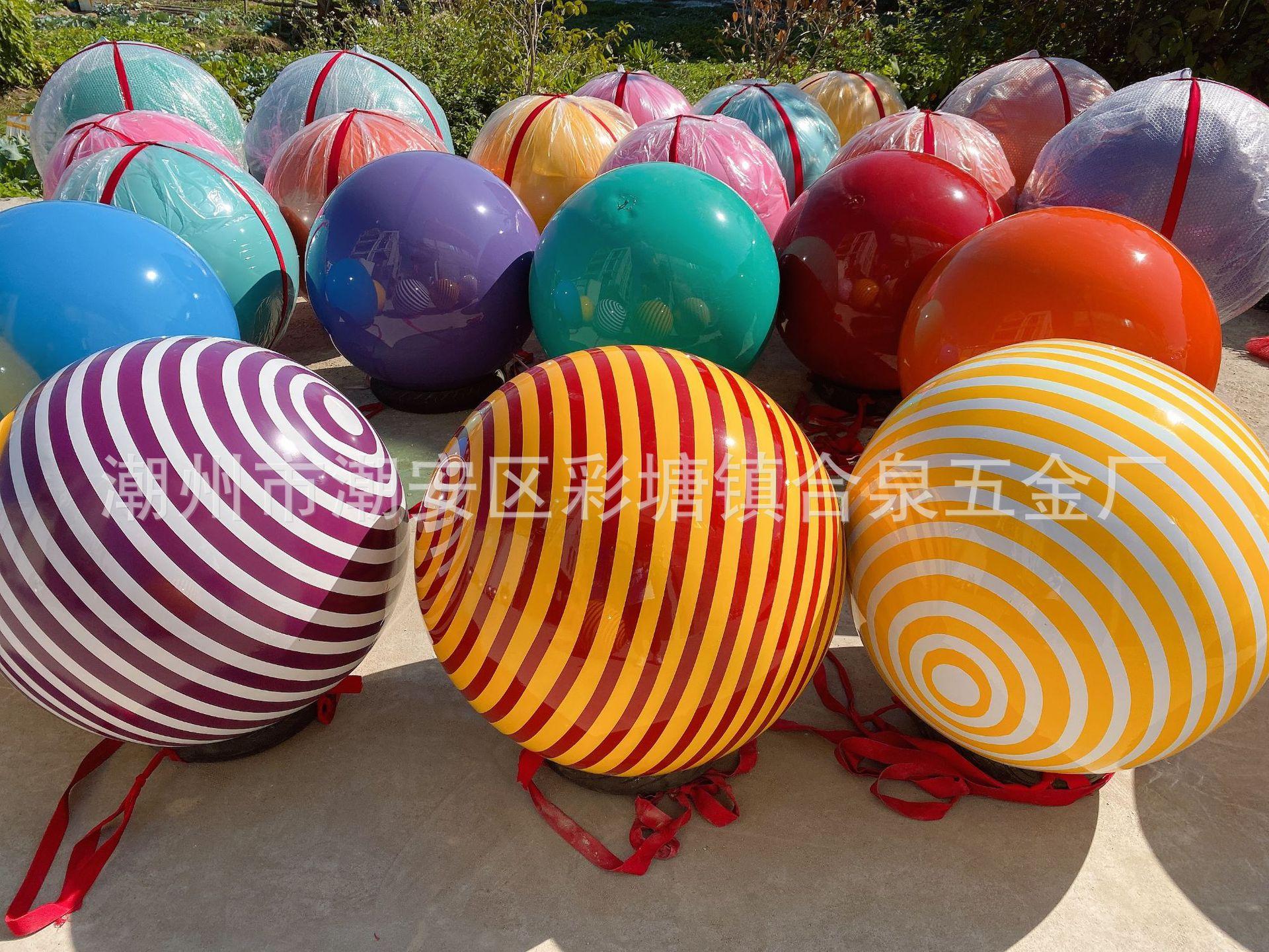 不锈钢空心球彩色