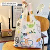 Bolsa de Compras Dobrável em Estoque Bolsa de Armazenamento Portátil à Prova d'Água Supermercado Sacola de Compras Grande Capacidade Atacado do Fabricante Dropshipping Transfronteiriço