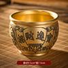 Pote de Latão Luxuoso com Padrão de Dragão, Pote Pixiu, Pote Tigela de Tesouro, Cinzeiro Criativo, Ornamento Feng Shui, Decoração de Cobre Puro
