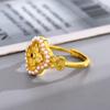 Anillo de Cuentas Simples de Lujo Ligero para Mujer, Moda Elegante Nicho de Alta Gama, Anillo para Dedo Índice Exquisita Joyería Calada