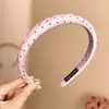 Tiara Fresca com Bolinhas Estilo Coreano para Mulheres 2026 Novo Estilo Diário Outdoor Top Caveira Tiara Grampo de Cabelo Lavar o Rosto Pressionar o Cabelo Acessórios de Cabelo