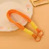 Lanyard Colorido Creativo de Doble Hilo con Doble Hebilla para Teléfono Móvil, Lanyard para Teléfono con Patrón Nudo Bloqueo de Color, Llavero, Accesorio para Bolso