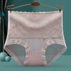 Calcinha de renda feminina cintura alta sexy senhoras shorts sem costura algodão virilha barriga quadril cuecas fonte fabricantes