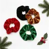 Anillo para el Pelo de Terciopelo Cruzado Estilo Retro Navideño de Halloween Lazo para el Pelo Francés Lazo Versátil para Moño Accesorios para el Pelo de Felpa