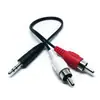 Cable Divisor de Audio de 3.5 a 2 RCA, Adaptador Macho de 3.5 a Doble RCA, Convertidor de Audio de 3.5mm
