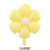 Novos balões de alumínio com filme de margaridas coloridas, adereços para fotos de aniversário de bebê, flores coloridas, decoração de balões de plumeria