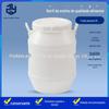 Barril de Plástico 25L Tambor de Plástico Barril Redondo 25kg Barril 25kg Grau Alimentício Barril de Plástico Branco