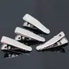 Grampo de cabelo branco K prata estrela de cinco pontas para franja lateral acessórios de cabelo grampo de cabelo estrela bolsa completa clipe inferior tecido
