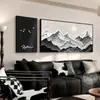 Pintura de Parede para Fundo de Sofá de Sala de Estar Estilo Italiano de Luxo Leve Modelo Novo 2026 com Acabamento de Alto Padrão e Grande Pintura Decorativa