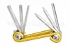 Herramienta de reparación de bicicletas directa de fábrica bicicleta de montaña multifunción plegable 6 en 1 herramienta de combinación dado hexagonal 3
