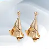 Brincos de Metal com Textura Irregular Nova Moda Popular Europeia e Americana Transfronteiriços Temperamento Versátil Joias de Alto Padrão Atacado