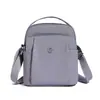 Bolso Cruzado Ligero Multicapa Estilo Coreano para Mujer Mochila Impermeable de Nailon Pequeño Bolso Cruzado Casual de un Solo Hombro para Mujer