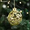 Decoraciones de Navidad, adornos dorados para árbol de Navidad, copos de nieve creativos, zapatos de cristal, colgantes de renos, accesorios galvanizados, colgantes