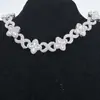 Collar de Cadena Cubana de Figura de Ocho Empalmada con Trébol de Cuatro Hojas, de los Más Vendidos de Amazon, Moderno y Genial, Collar Colorido de Alta Gama para Hombres y Mujeres