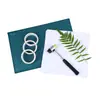 Hojas de plantas golpeando frotando martillo niños de preescolar diy tela de frotar tela pequeña herramienta martillo de frotar paquete de materiales