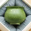 Taza de té de cerámica pequeña con patrón de mandarina verde hecha en fábrica, Tazón de té para el hogar, Taza especial de maestro, Taza de degustación, Juego de té de alta gama