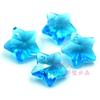 Colgante de estrella de cinco puntas de 14 mm, cuentas de vidrio de cristal artificial, decoración de moda creativa, accesorios de joyería DIY al por mayor