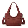 Bolso de Hombro Casual de Tela de Nylon para Salir, Bolso de Hombro Patchwork de Nuevo Estilo para Viajes, Bolso Cruzado Multicapa para Mujer