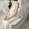 Funda de asiento de inodoro de algodón puro para todas las estaciones para uso doméstico, nuevo modelo 2026 con cremallera, adecuada para otoño e invierno