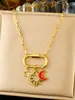 Europa y Estados Unidos collar con colgante personalizado creativo de múltiples elementos vida marina aceite de luna timón ojo accesorios