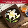 Posavasos de Esmalte Cloisonné Materiales Hechos a Mano para DIY Base Electrónica de Cloisonné Artesanía Tradicional Obras de Arte Tarea Regalo para Team Building