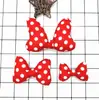 Accesorios Populares de Tela de Lunares con Lazo Zapatos para Niños, Sombreros, Calcetines Accesorios Accesorios DIY Accesorios para el Cabello Al por Mayor