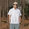Verano 2025 Nuevo Top para Hombre Blanco Business Casual Outdoor Manga Corta Polo Camiseta Hombre Solapa