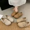 Zapatos Birkenstock para mujer sin cordones de suela plana, estilo nuevo de cobertura total para otoño de doble uso, zapatos de vestir individuales populares Birkenstock para mujer 2026