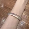 Pulsera Original de Ágata Calcedonia Blanca Luna Blanca Natural para Mujer, Pulsera de Jade Champagne, Regalo de Joyería de Jade para Novia