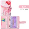 Cuaderno de Hojas Sueltas Transfronterizo con Patrón de Mármol PU, Carpeta de 6 Agujeros para Computadora, Efectivo, Presupuesto, Planificador de Hojas Sueltas A6