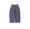 Calça de moletom feminina reta de cor sólida, estilo montanha, dupla face, quente, dopamina, calça casual 13314