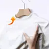 Camiseta Térmica Masculina de Manga Longa com Dupla Face Atacado Camada Base Outono e Inverno Cor Sólida Versátil Quente Gola Alta