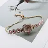 TikTok Explosivo Perezoso Tirón Libre Pulsera de Mujer Reloj de Mujer Reloj Conjunto de Diamantes Coloridos Moda Barato Reloj de Cuarzo