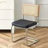 Silla de ratán silla nórdica de madera maciza para el hogar silla de comedor de diseño silla de segunda mano silla网红 cafetería hotel ocio silla ins