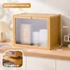 Mesa de noche de madera maciza más vendida Estante de almacenamiento móvil Hogar Pequeño gabinete de almacenamiento multifuncional Mesa auxiliar pequeña de noche