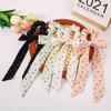 Fabricante Venta al por mayor Scrunchie Diadema con lazo Accesorios para la cabeza Serie Niña Goma para el pelo de cinta Nuevo 2021 Accesorios para el cabello