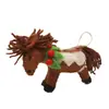 Colgante Decorativo de Caballo de Fieltro de Lana Hecho a Mano Estilo Ins, Adorno Colgante Decorativo de Alto Valor, Accesorio para Bolso, Producto Terminado