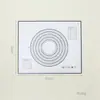 Tapete de Silicona Platino para Amasar, Tapete Antideslizante para Estirar y Tapete Antiadherente para Masa, Tapete de Silicona con Escala para Uso en Cocina Doméstica