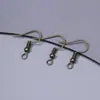 Bracelete colar com corrente na cauda para orelha com gancho de orelha, corrente estendida, retenção de cor, gancho de orelha, moda, simples, fio redondo, brincos de cobre, acessórios DIY, atacado