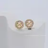 Joyería Transfronteriza Estilo Coreano Artículos Más Vendidos en Temu: Pendientes Estilo Dulce y Femenino con Circonita Microincrustada Pinzas para Orejas Dopamina Venta al por Mayor