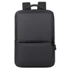 Nova Mochila de Couro com Película Impermeável, Bolsa de Couro, Bolsa de Computador de Negócios da Moda, Bolsa Urbana Simples para Alunos do Ensino Médio
