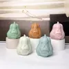 Molde de Vela de Calabaza Feliz Halloween DIY Tema de Terror Vela Aromática de Calabaza Molde de Silicona