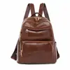 Mochila para Mujer, Estilo Nuevo Casual, Moderna y Versátil, Mochila Trendy para Mujer Estilo Coreano, Gran Capacidad Piel Suave Bolso de Viaje Escolar