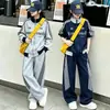 Conjunto Esportivo para Meninas (Kids Grandes) Estilo Primavera/Outono 2026 Novo Estilo Moda para Alunos do Ensino Médio Menina de Outono Roupas de Outono Conjunto Casual de Duas Peças