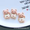 Lindos accesorios de resina de dibujos animados brillantes al por mayor, horquilla para el cabello para niños, pinza para el cabello, material DIY hecho a mano, parche para taza de agua