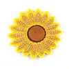 Lixin Etiqueta Bordada para Computadora Lentejuelas Girasol Cactus Zapatos y Sombreros Accesorios para Ropa Parche Parche Parche de Tela Bordada