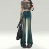 Calça Flare Picante de Alta Qualidade Tendência Primavera 2025 Jeans Emagrecedor de Cintura Alta Nicho Calça Feminina Slim