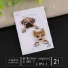 En Stock al por Mayor Transfronterizo Parches Bordados Lindos de Animalitos Pequeños Estilo Tarjeta para Ropa de Niños