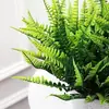 Simulação transfronteiriça folha persa 21 malha buquê decoração arranjo de flores decoração de jardinagem planta verde artificial maço outlet de fábrica